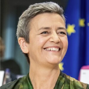 Margrethe Vestager_AI_DAY_2025 Aarhus Foto: © European Union 2019 – Source: EP. Bearbejdet. Licens: CC BY 4.0 https://creativecommons.org/licenses/by/4.0/
