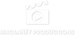Maclaney Productions hvid med skygge
